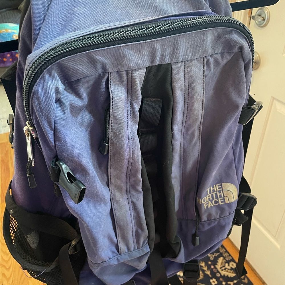 The North Face 90’s Purple and Black Faded Backpack - Picture 7 of 16